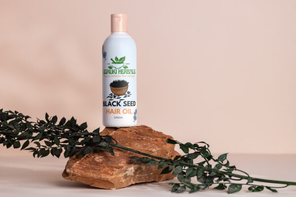 Gomuki Organic Karunseeraga Hair Oil for Hair Growth - Image 2