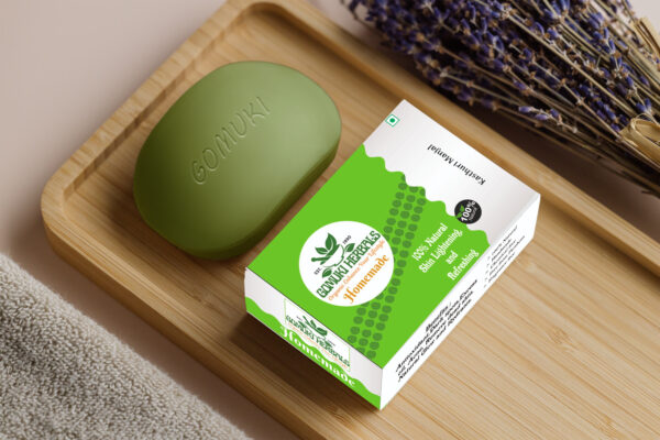 Homemade Herbal Kasthuri Manjal Soap